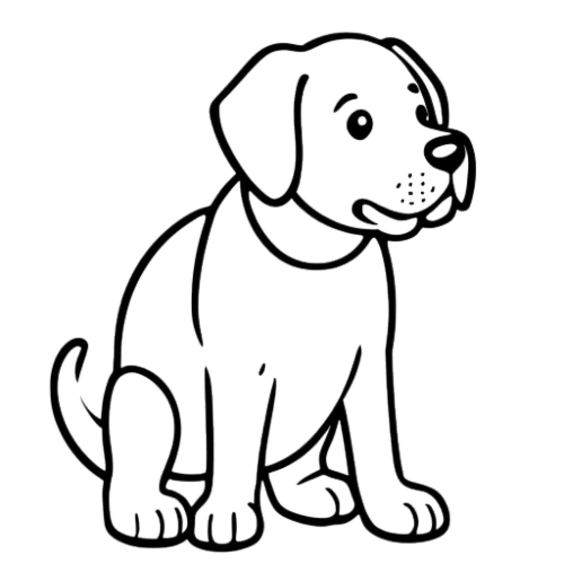 Labrador Retriever Kleurplaat