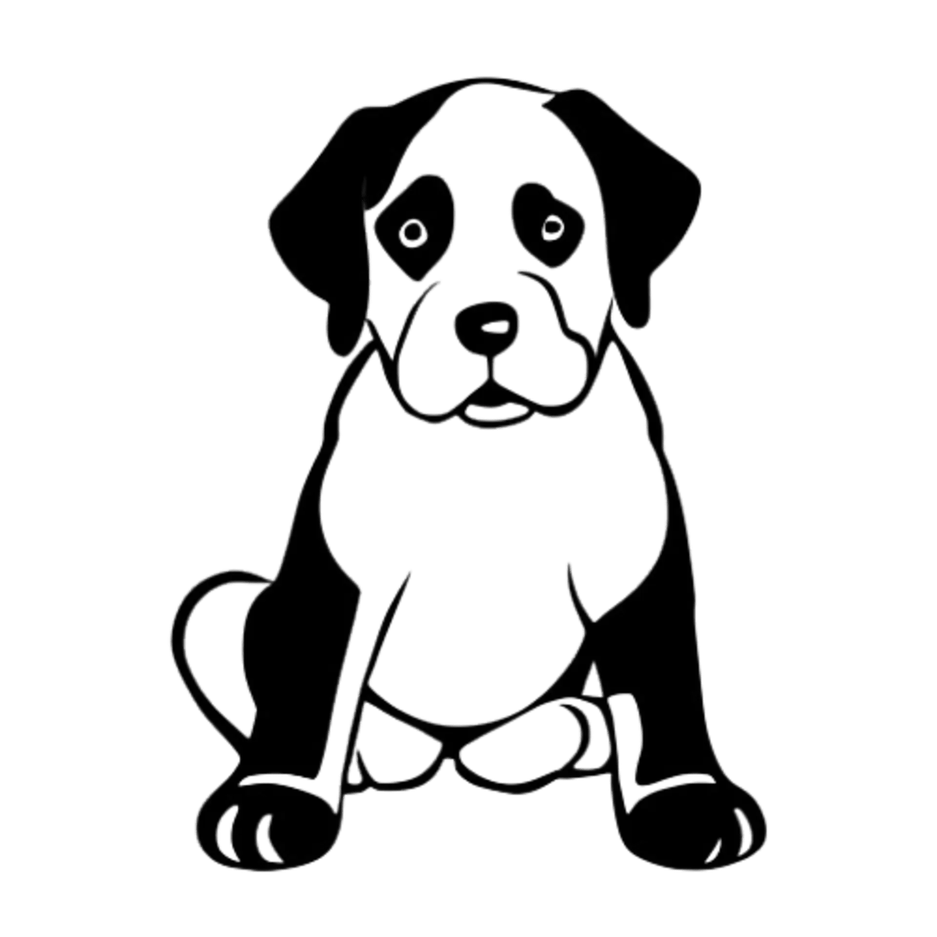 Zittende Labrador Retriever Puppy