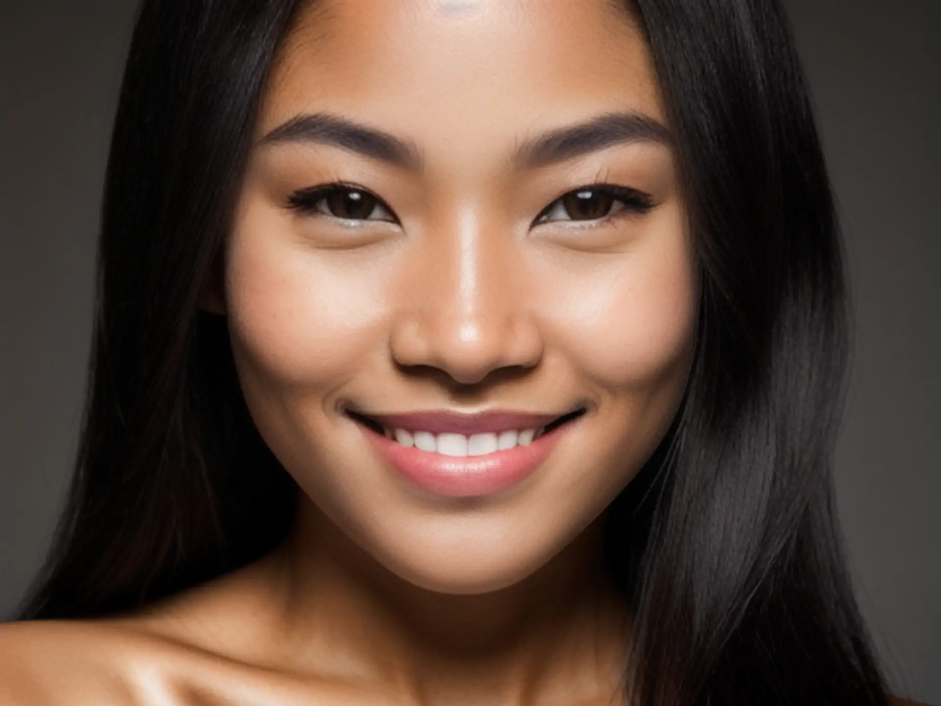 Stralende natuurlijke beauty portretfoto met warme uitstraling