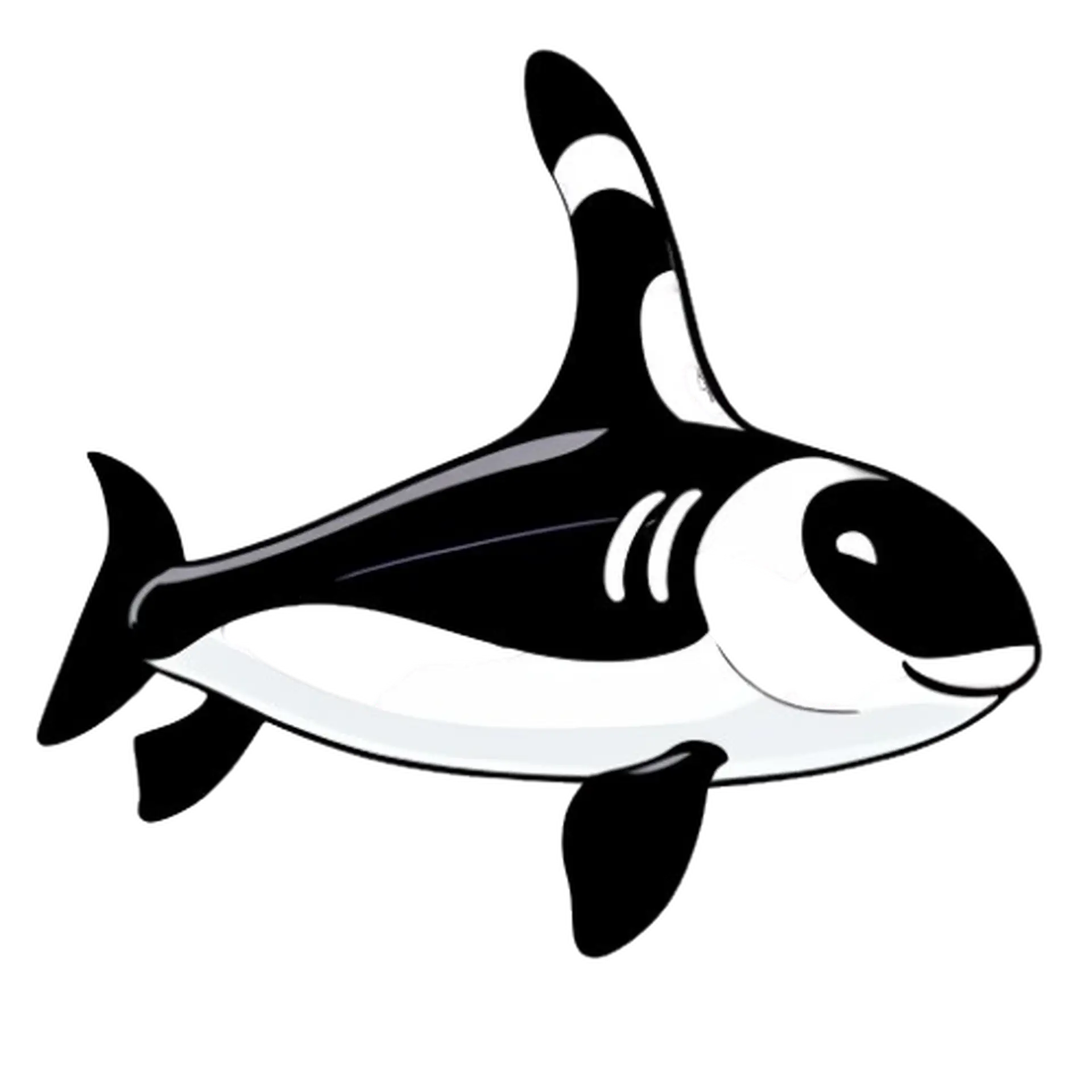 Cartoon Orka Illustratie