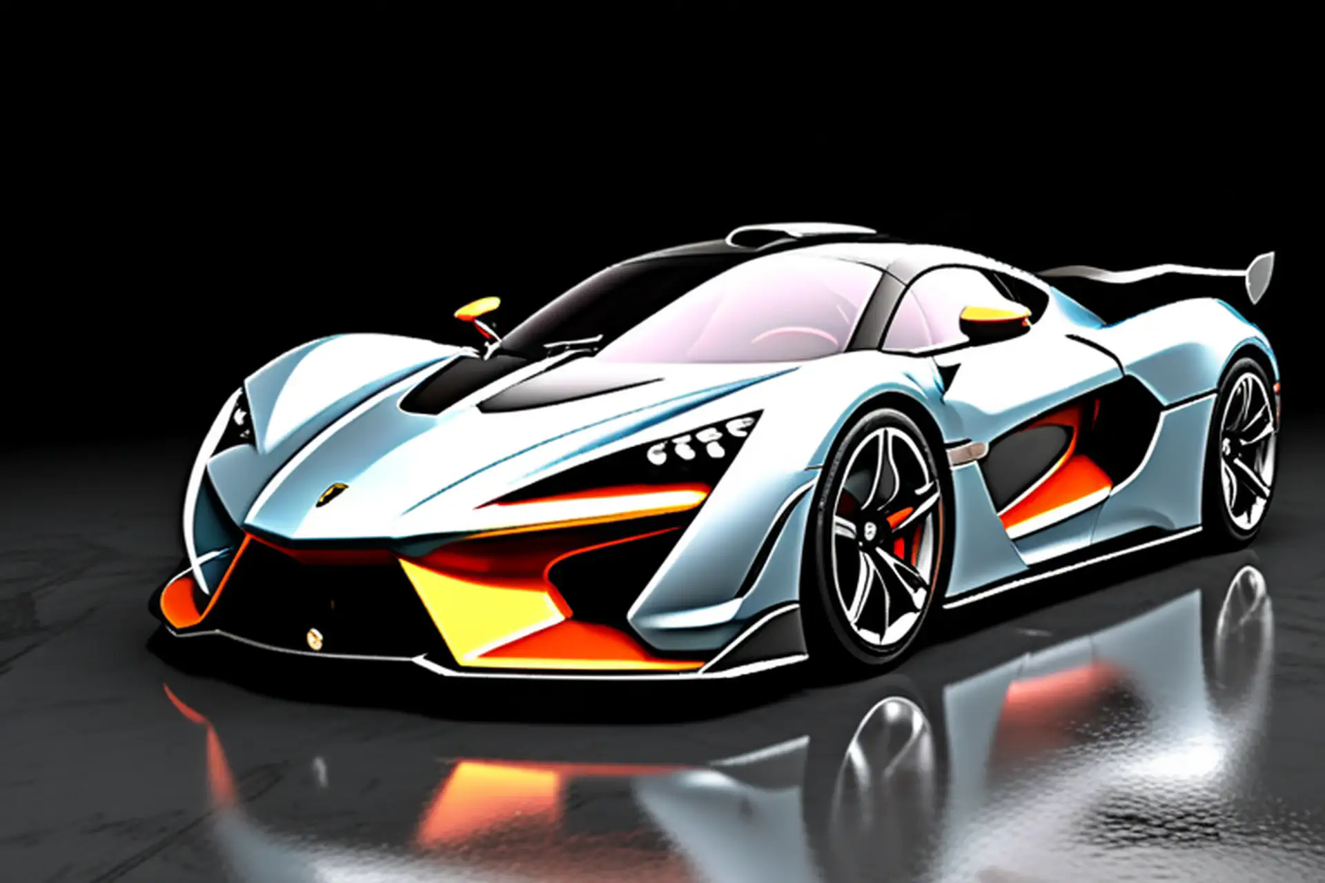 Hypercar Supercar Futuristische auto